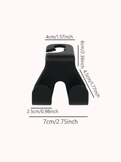 Concealed Creative New Car Seat Back Hook Multi Functional Rear Car Phone Holder Hook Automotive Accessories