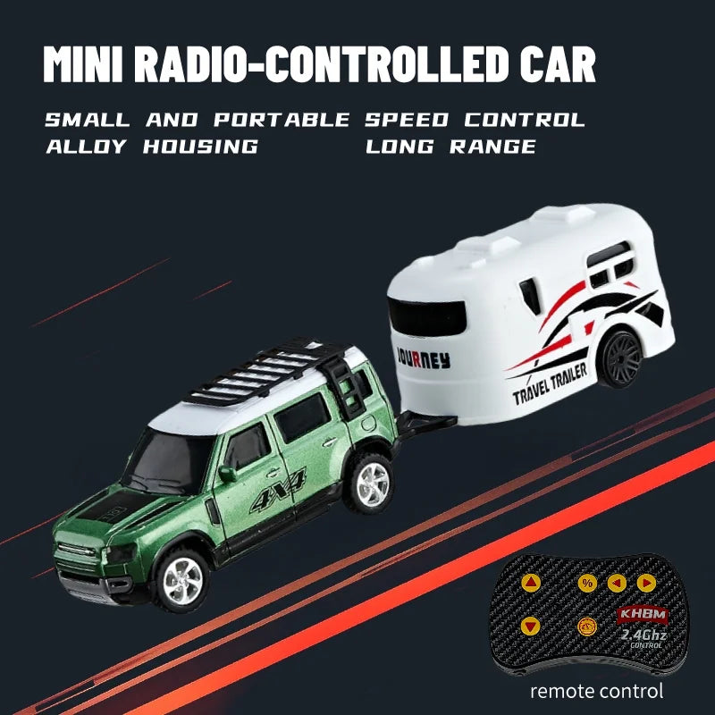 New RC Car MINI Alloy 1/64 Remote Control Car Convenient to Carry 60 Minutes of Work Time Children's Gifts Electronic Toys