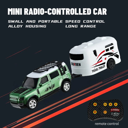 New RC Car MINI Alloy 1/64 Remote Control Car Convenient to Carry 60 Minutes of Work Time Children's Gifts Electronic Toys