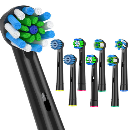 8/16pcs Toothbrush Head Compatible with Braun Oral B Electric Toothbrush, Replacement Toothbrush Heads Fit for Oral b Vitality