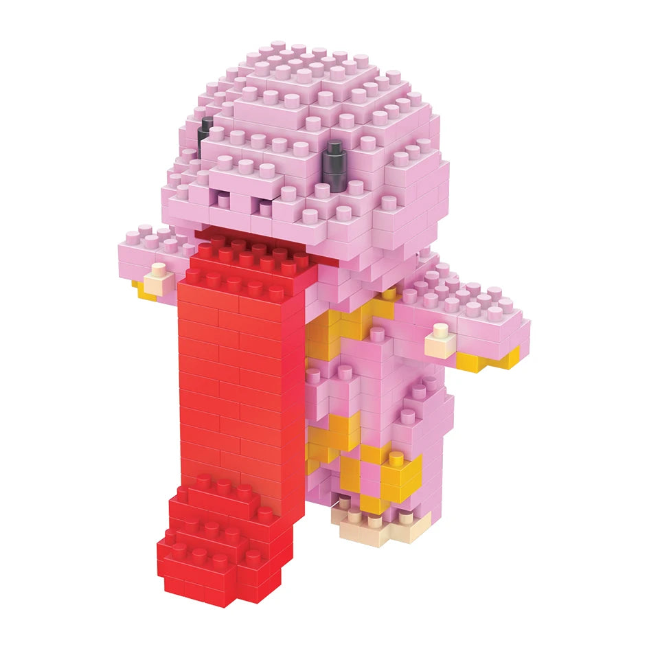 75 Style Building Blocks Assembly Anime Picachu Charizard Doll Blastoise Bulbasaur Gengar Bricks Figures Toy for Kid Gift