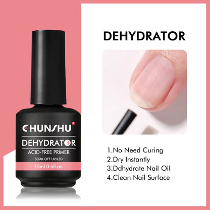 CHUNSHU TPO Free 6 IN 1 Extension UV Gel Polish In A Bottle Builder Nail Gel Rubber Base Coat Semi Permanent Nails Art 15ML