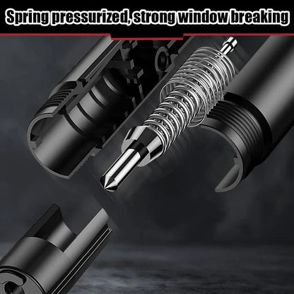 2 In 1 Car Safety Hammer Emergency Window Breaker Car Emergency Kit Cut Seat Belt Tungsten Steel Rescue Tool Auto Accessories
