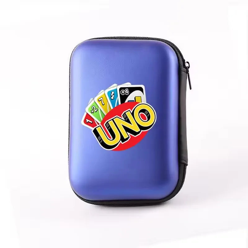 UNO Travel Zipper Case Carry Board Game Cards Storage Package For Kids Fan Entertainment Card Holder Mini Bag