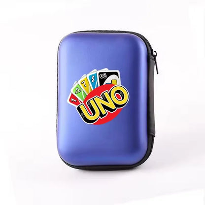 UNO Travel Zipper Case Carry Board Game Cards Storage Package For Kids Fan Entertainment Card Holder Mini Bag