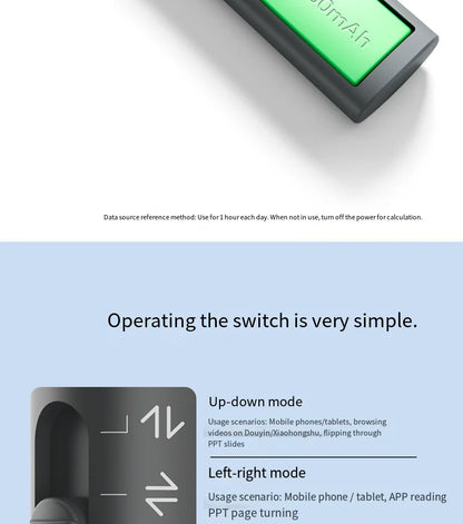 BT Page Turner, e-book reader, smartphone Bluetooth remote control, support for sliding short videos, Android/iOS mobile phones