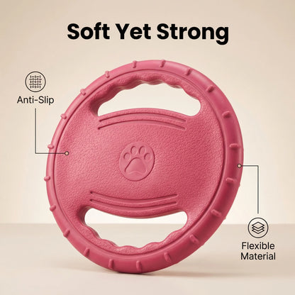 EVA Flying Disc Dog Training Toy Puppy Outdoor Interactive Game Playing Supplies Pet Chewing Flying Saucer Floating Water Toy