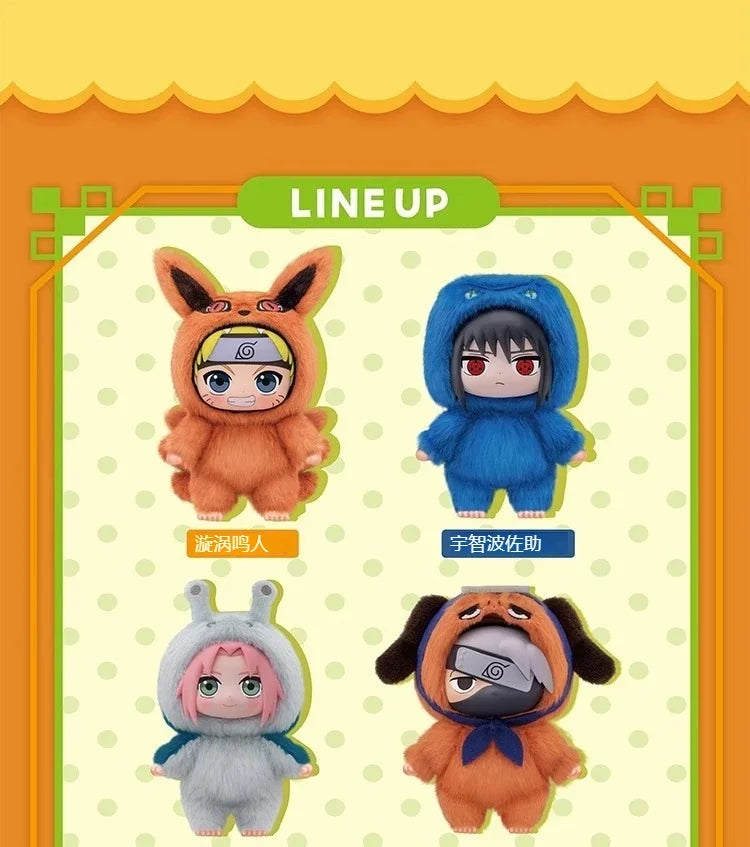 Bandai Naruto Ship Party Series Blind Box Plush Pendant 2025 New Bestselling Desktop Small Ornament Gift