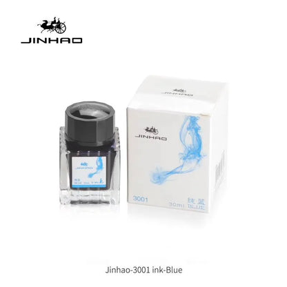 JINHAO 30ml Fountain Pen Ink Non-carbon Cartridge Refill Glass Bottled Fountain Pen Ink Stationery Office School Supplies