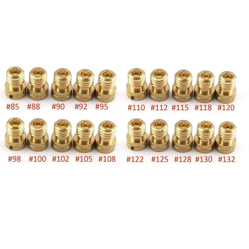 M5 Main Jet 5mm for Keihin OKO KOSO PWK Carburetor 125cc 150cc CVK  PZ27 PZ30 152QMI 157QMJ Injector Nozzles