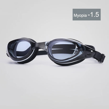 Plating Myopia Swim Goggles Men Women Professional Swimming Pool Water Sports Waterproof Glasses Anit Fog UV Shield Eyewear New