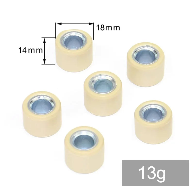 Variator Roller Weights 16X13mm 18x14mm for DIO 50 139QMB 50cc 157QMJ 125 150cc GY6 Scooter Motorcycle Parts