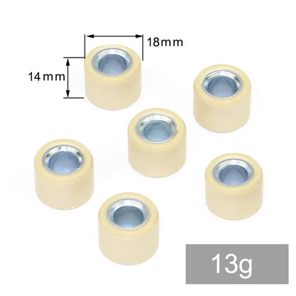 Variator Roller Weights 16X13mm 18x14mm for DIO 50 139QMB 50cc 157QMJ 125 150cc GY6 Scooter Motorcycle Parts