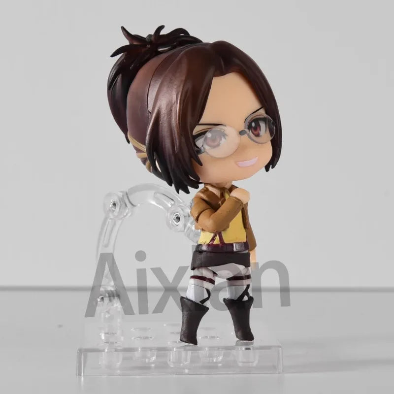 Aixlan #1123 Hange Zoe Figure 10CM Cute Edition Hange Zoe PVC Action Figure Amine Toy Gift Collectible Figurine