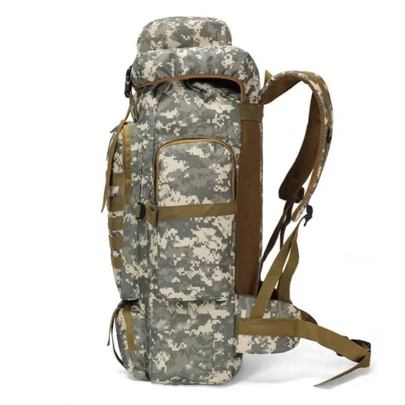 Homefish 80L/100L Large Mountaineering Backpack Outdoor Climbing Bag Tactical Rucksack Hiking Camping Travel Backpack