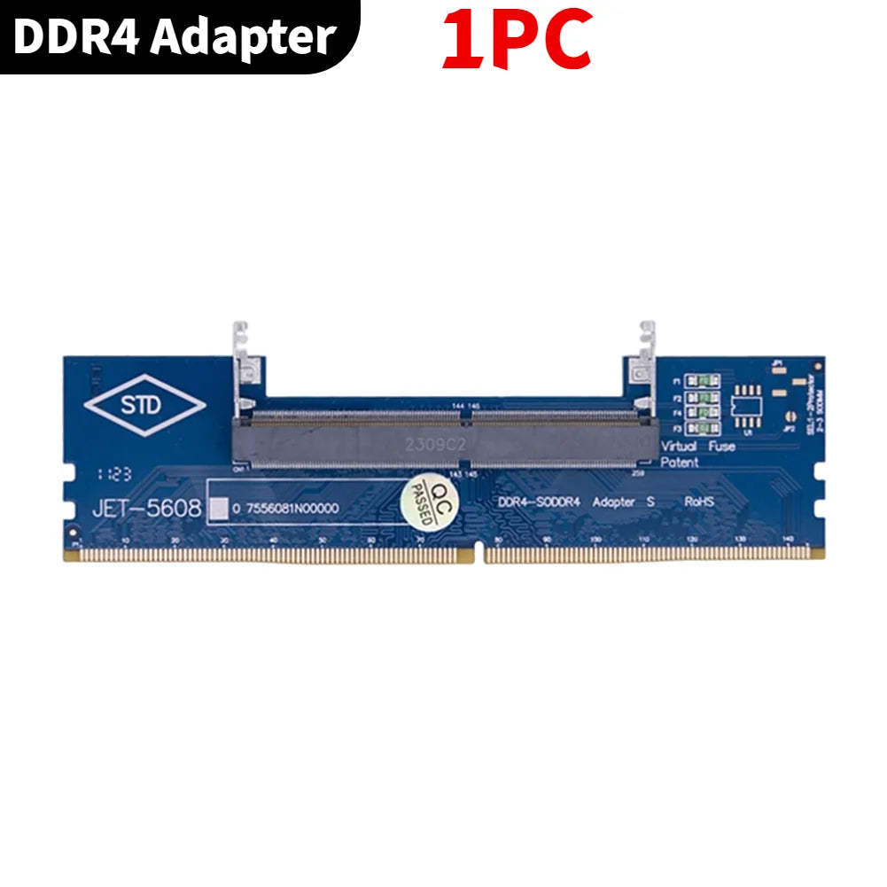 1-5PCS SO-DIMM To PC DIMM Card Laptop To Desktop Memory Adapter Card DDR3 DDR4 Memory RAM Adapter Card Stick