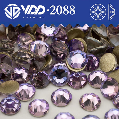 VDD SS16-SS30 High Quality AAAAA 2088 Rhinestones Crystal Flatback 8 Big 8 Small 16cut Stones For DIY Crafts Nail Art Decoration