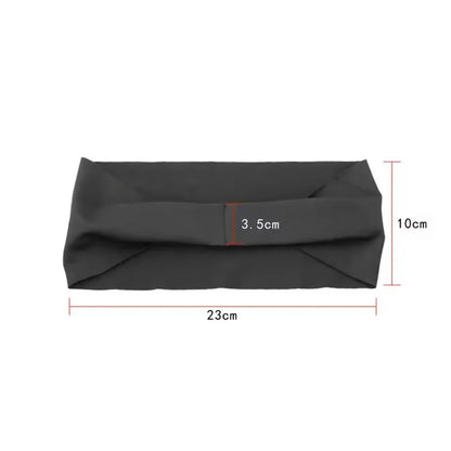 Elastic Sports Headbands Sweat Absorption Headdress Quick Dry Workout Headband Anti-slip Breathable Sweatbands for Yoga Running