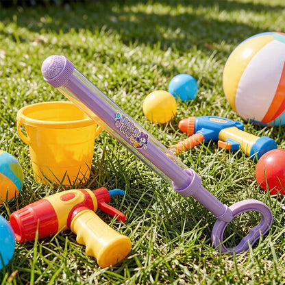 Summer Splash: Pump-Action Water Blaster! Fireworks Soaker for Beach Fights, Pool Parties & Drifting Fun.