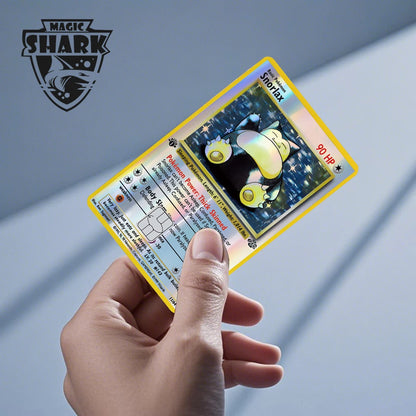 Charizard Gyarados Venusaur Blastoise Mewtwo Squirtle Snorlax Holographic Laser Credit Debit Card Film Skin Sticker