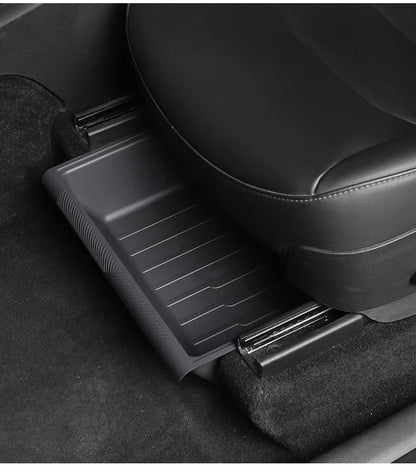 For Tesla Model Y Under Seat Storage Box Case Car Seat Organizer Vehicle Underseat Drawer Holder for Tesla Model Y Interior Tray