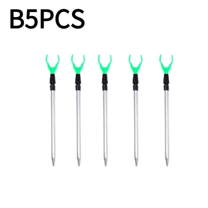 50/80cm Fishing Bankstick Adjustable Extending Rod Rest Telescopic Fishing Stand Holders Fishing Rod Bracket Fishing Accessories
