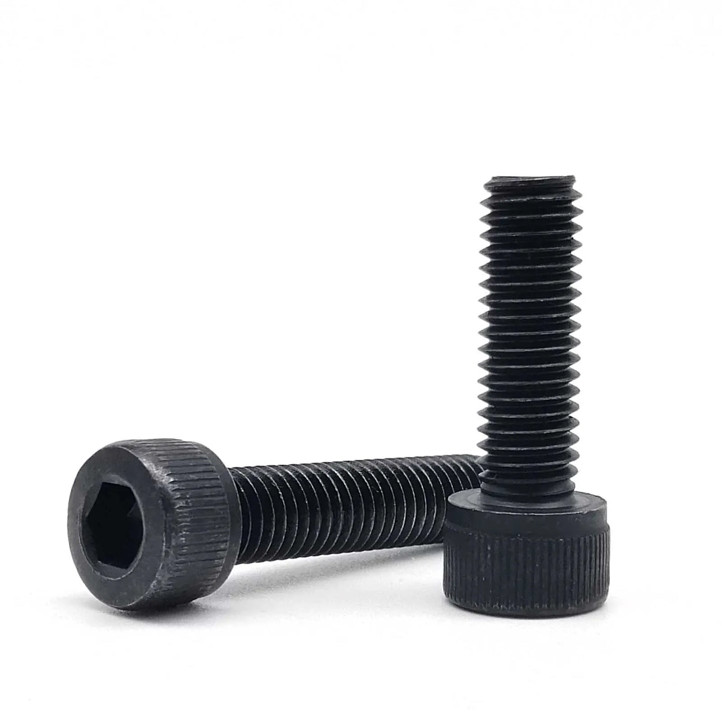 M2 M2.5 M3 M4 M5 M6 M8 DIN912 Whole Fully Thread Hexagon Hex Socket Cap Allen Head Bolt Screw Black Grade 12.9 Steel