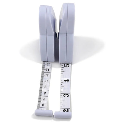 Self-tightening Body Measuring Tape Ruler 150cm/60 Inch Sewing Tailor Dressmaking Measure Ruler Meter Film for Waist Chest Legs