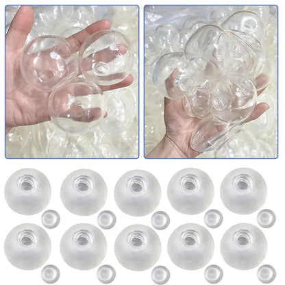 DIY Empty Ball Shell For Handmade Toy - Creative DIY Stress Relief Ball Kit Soft Slow Rebound Design Fidget Toy
