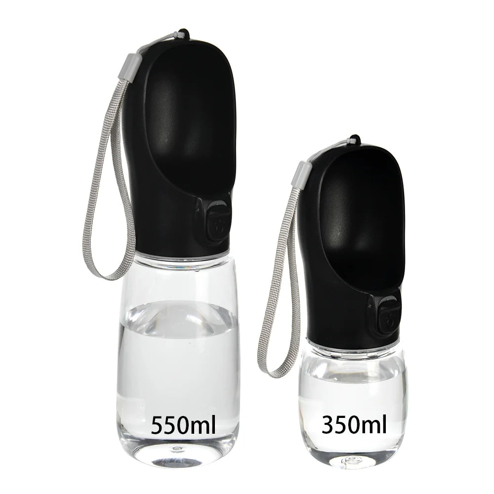 350ml 550ml Portable Water Bottle for Dog Cat Drinking Cup with Lanyard Leakproof Puppy Kitten Water Feeder Outdoor Pet Supplies
