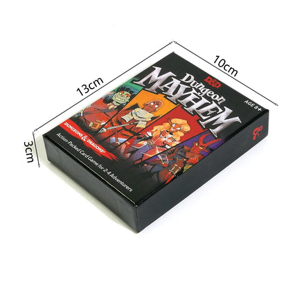 Dungeon Mayhem Dungeons Dragons Card Game 120 Cards Board Game Monster Madness Party Game for Friends and Family