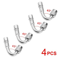 4pcs Silver-45