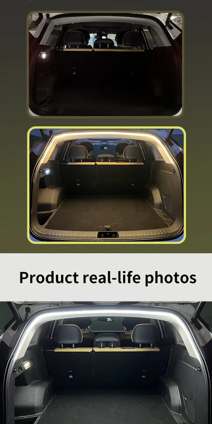 Car Trunk Light Ambient Decorative Atmosphere Lamp Led Flexible Strip Universal Ultra-bright Interior 12V