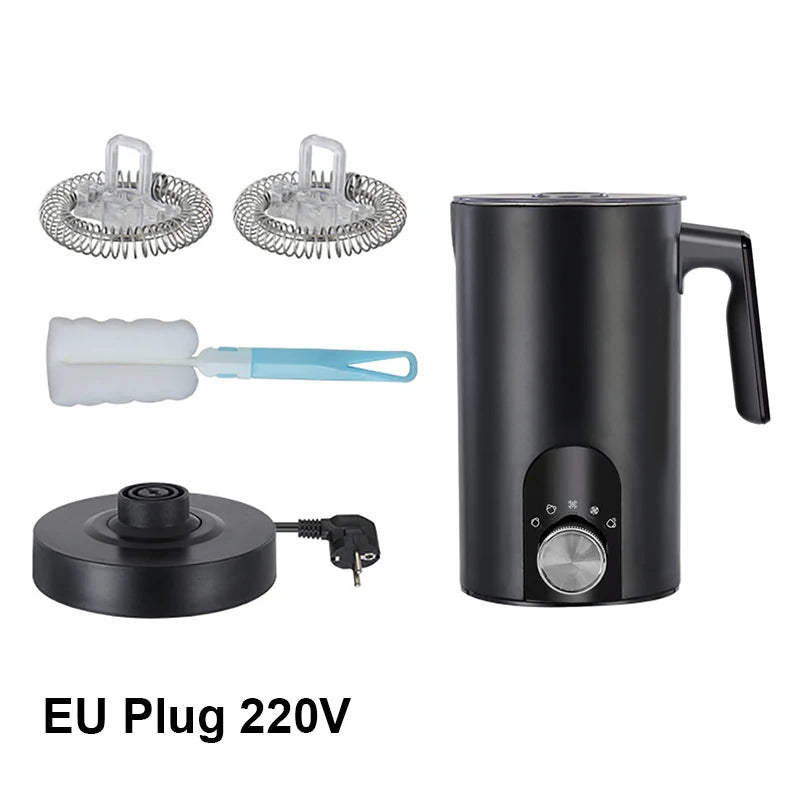 Electric Milk Frother Milk Foam Machine Automatic Milk Foamer for Cappuccino Coffee Latte 5in1 Electric Milk Frother Foam Maker