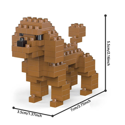 Knew Built Super Mini Dogs Dachshund Building Blocks Toys Kit: Corgi, Poodle & Entry-level Learning, Interactive Playtime, Gift