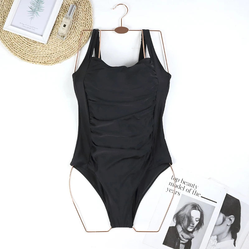 2024 One Piece Swimsuit Sexy Plus Size Swimwear Women Tummy Control Beach Wear for Bathing Suits Monokini Maillot De Bain Female