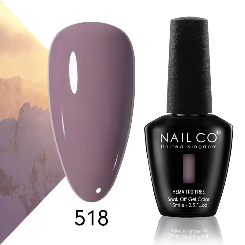 NAILCO 15ml HEMA FREE TPO FREE Top Base Coat Nail Gel Polish Supplies Vernis Semi Permanent Nail Art Manicure Gel Ongle UV Nails