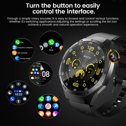 2025 New GT5 Pro Smart Watch Men AMOLED Screen GPS Motion trajectory Heart Rate Monitr Bluetooth Call SmartWatch Waterproof Band