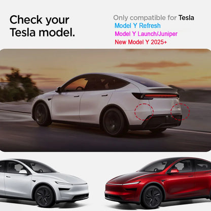 For Tesla Model Y Juniper 2025 Rear Trunk Side Storage Box Cargo Organizer TPE Bin Box Flocking Mat Partition Board Accessories