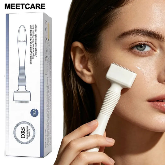 DRS140A Derma Stamp Microneedle 140A Adjustable Micro Needles Roller Beauty Skin Care Tool for Hair Face  Scalp  Beard 0.2mm
