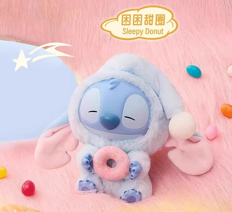 Stitch Eat Something Before Sleep Series Blind Box Toy Mystery Box Anime Figure Stitch Doll Pendant Ornaments Kid Christmas Gift