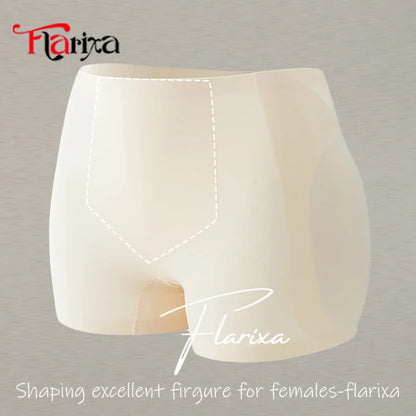Flarixa Hip Pads Shapewear Panties Butt Lifter Shaper Tummy Control Underwear Boxers Enhance Buttocks Modeling Shorts Ice Silk