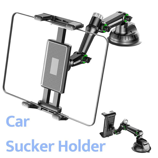 Universal Car Tablet Holder Suction Cup Stand for iPhone Samsung iPad Pro Air4-13'' Galaxy Tab Dashboard Cellphone Bracket Mount