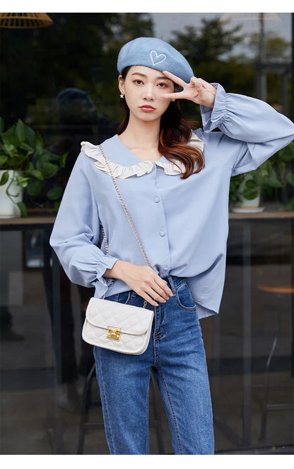 New Embroidered Bag 2024 Ladies Bags Trendy Women's Bag Cross border Small Square Bag Fashion Chain Bag