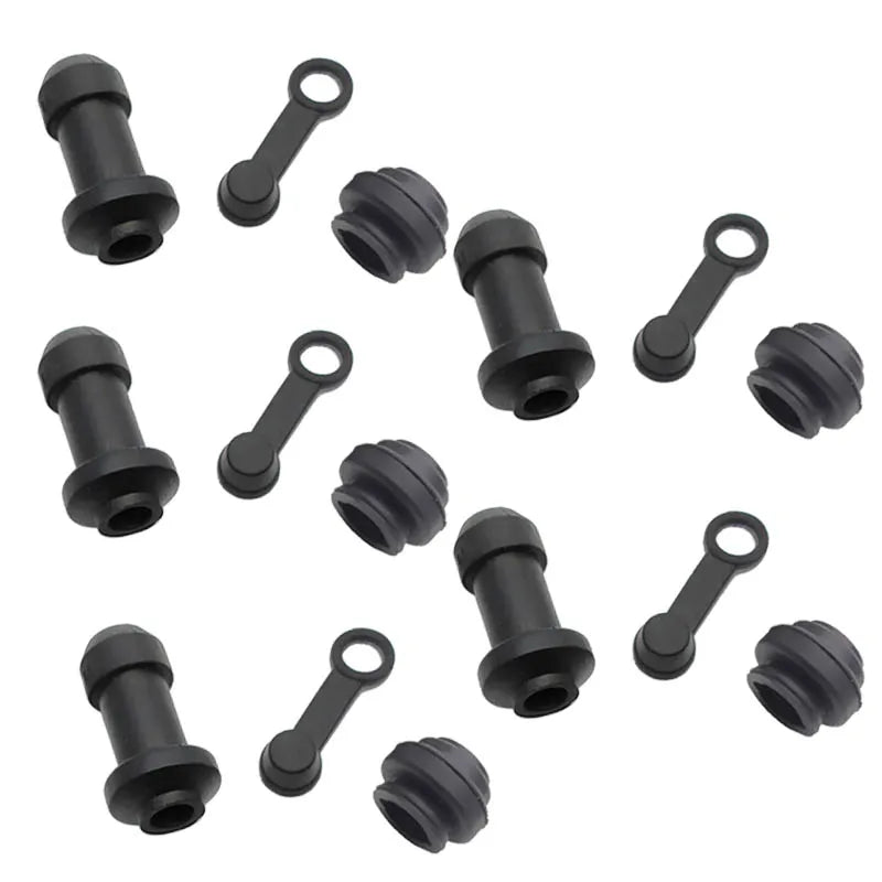 10/5/2 sets Motorcycle Scooter Brake Upper Lower Pump Caliper Shock Absorber Sleeve Dust Covers Disc Waterproof Rubber Caps