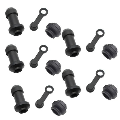10/5/2 sets Motorcycle Scooter Brake Upper Lower Pump Caliper Shock Absorber Sleeve Dust Covers Disc Waterproof Rubber Caps