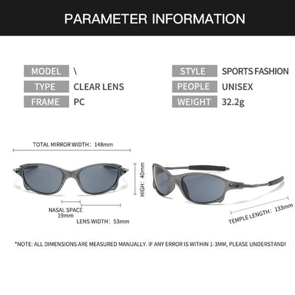 Colorful Sport Sunglasses Sun Glasses Goggles UV400 Windproof Sunglasses For Men Women Retro De Sol Masculino