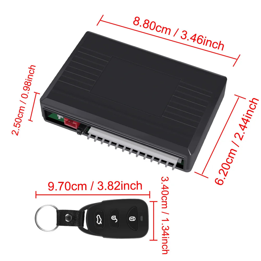 Car Remote Central Door Lock Keyless Control Kit Alarm System Remote Control
