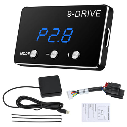 Racing Power Accelerator Controller Plug Play 9-Drives Electronics Throttle Controller Car Pedal Booster Tuning Parts Accessory