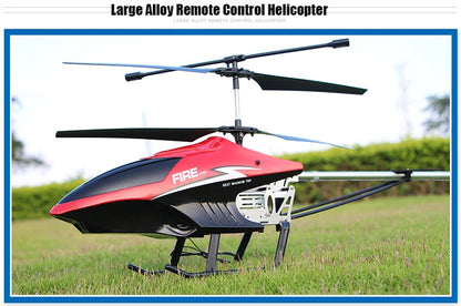 Rc Helicopter With Remote Control Extra Durable Big Plane Toy For Kids Drone Model Outdoor 3.5CH 80cm Aircraft Large Helicoptero